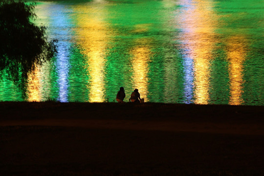 绵阳 涪江 夜景