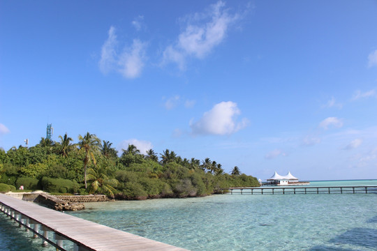 马尔代夫海上风景