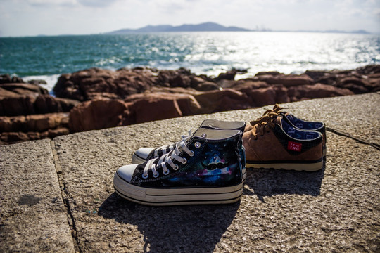 海边 情侣鞋