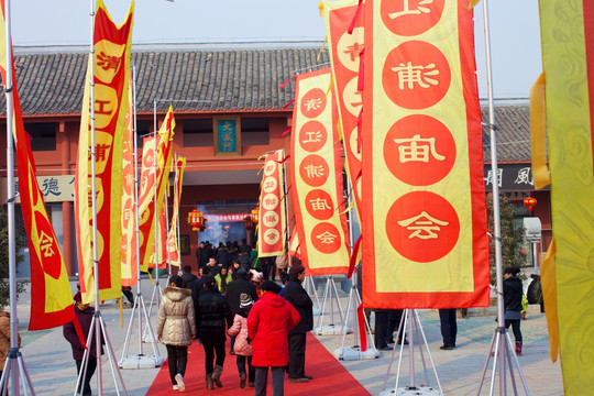 赶庙会 民俗 庙会 游园 节日