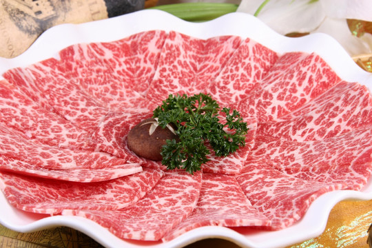 顶级雪花牛肉