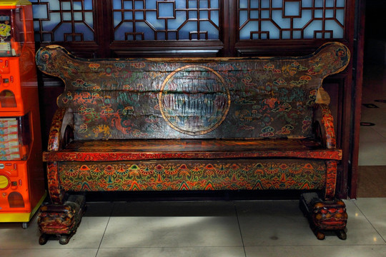 仿古长椅