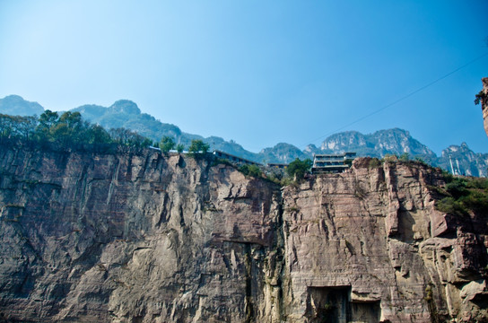 万仙山 郭亮村 挂壁公路