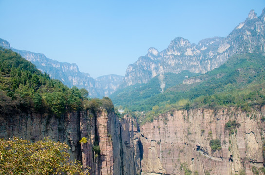 万仙山 郭亮村 挂壁公路