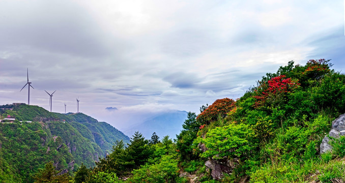 九宫山风电