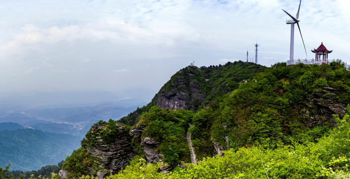 九宫山风电