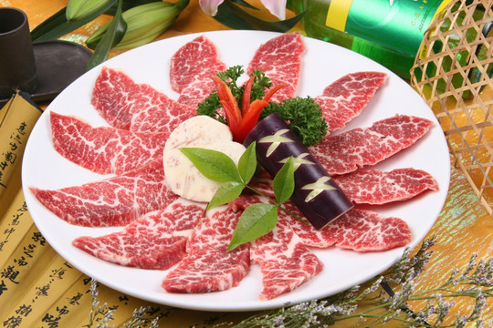 雪花牛肉
