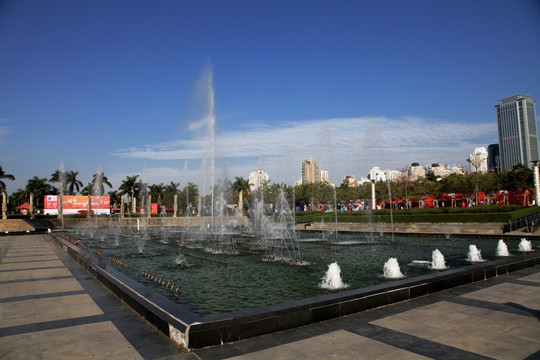 水池喷泉