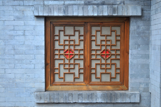 中式建筑的窗户