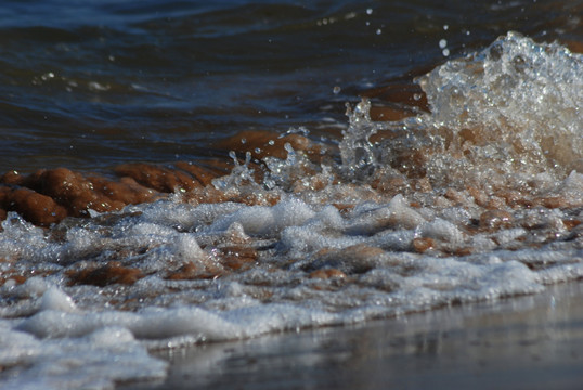 北戴河 沙滩 海水 海边 海浪