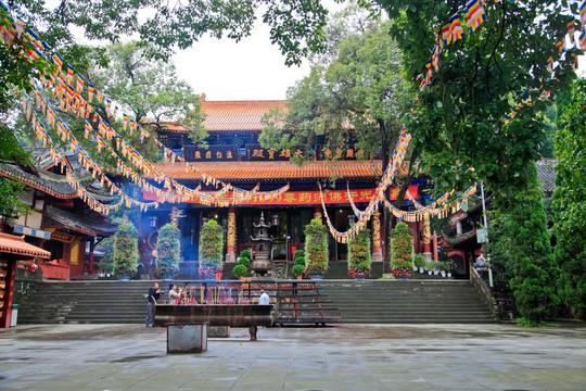 四川旅游 遂宁市广德寺