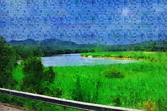 山水风景画