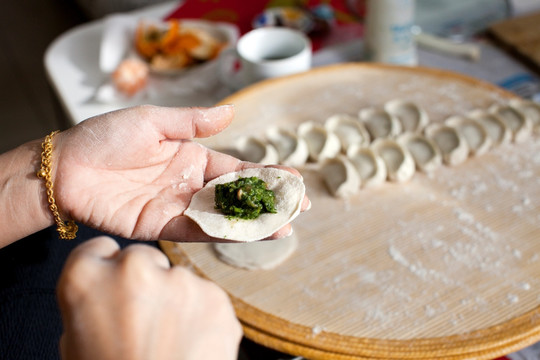 包饺子 饺子 美食 小吃 面食