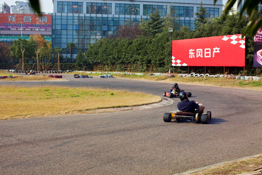 卡丁车 运动 竞技 跑道 休闲