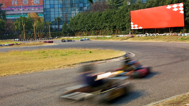 卡丁车 运动 竞技 跑道 休闲