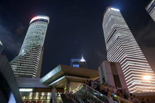 上海 陆家嘴 夜景 都市 现代