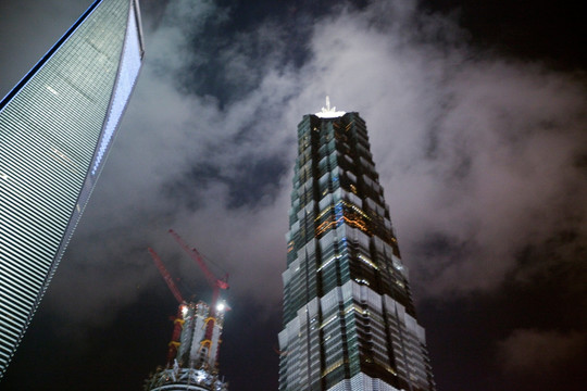 上海 陆家嘴 夜景 都市 现代