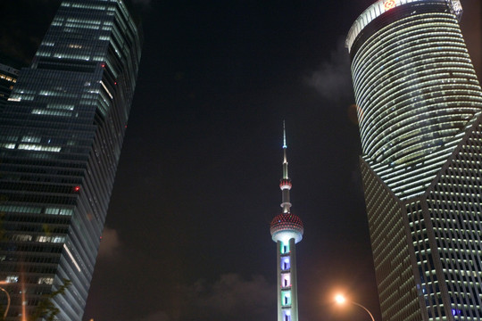 上海 陆家嘴 夜景 都市 现代