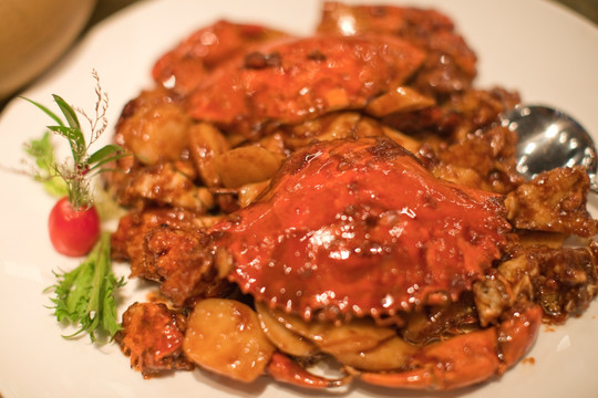 螃蟹 毛蟹 烹饪 美食 餐饮
