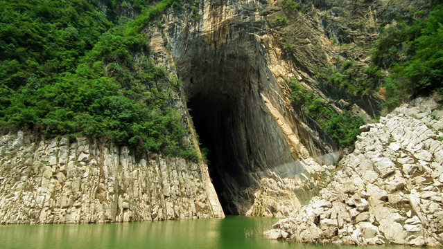 长江三峡 两岸 山水风景