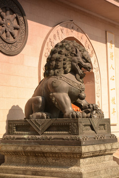 静安寺的石狮
