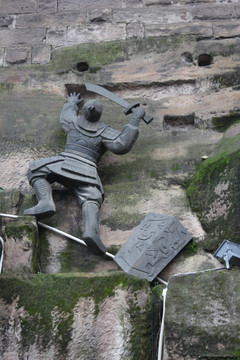 战场雕塑