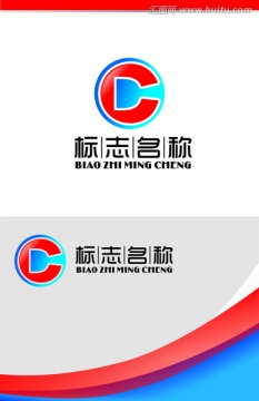 字母D C  logo