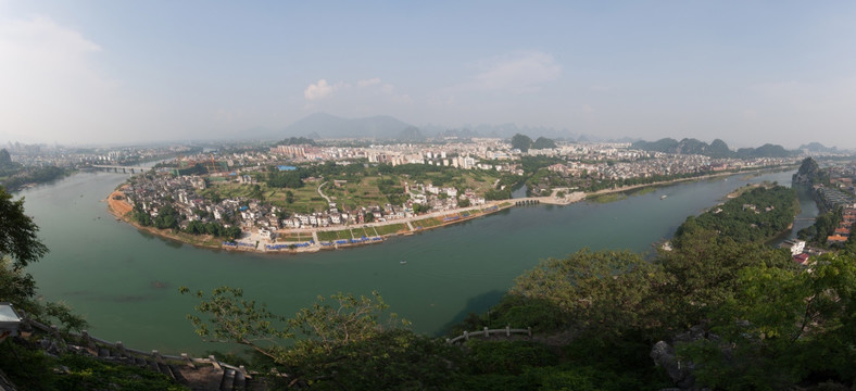 桂林市全景图