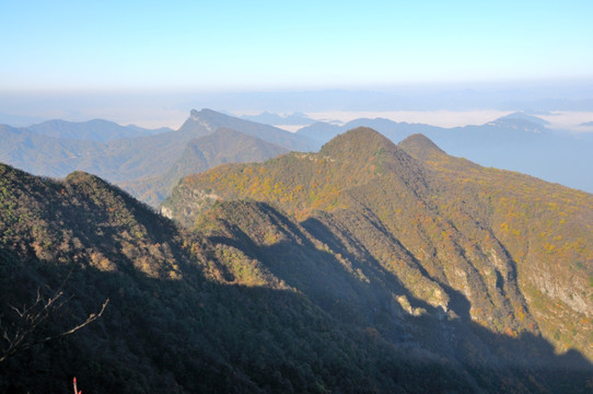 巴中南江米仓山香炉山