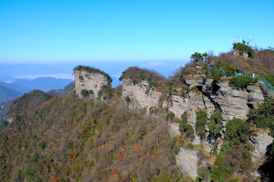 巴中南江米仓山景区香炉山