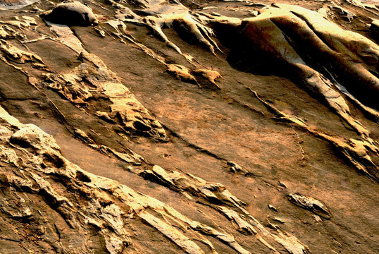 岩浆流动的痕迹