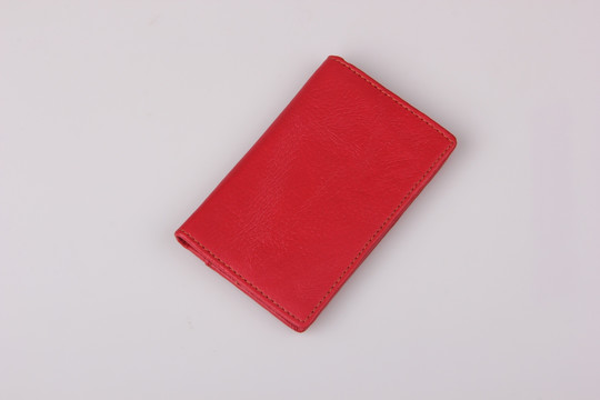红色长款钱包
