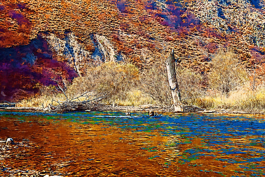 装饰画  自然风景