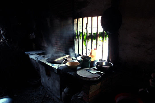 川南民居的厨房