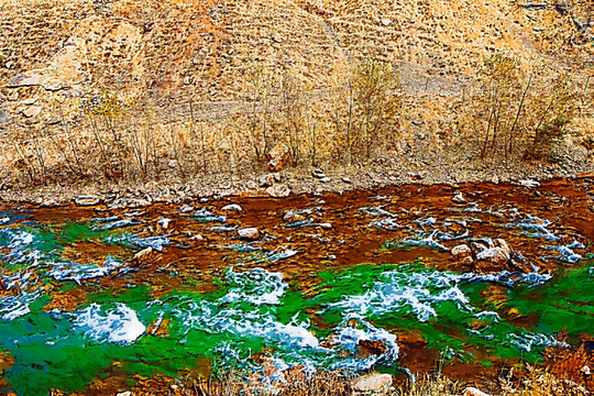装饰画   山涧溪水