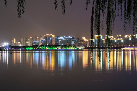 苏州金鸡湖夜景