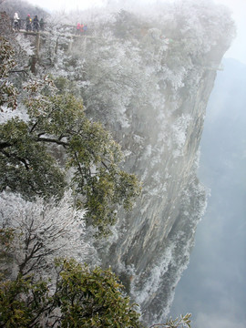 张家界雪景