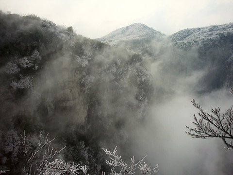 张家界冬景