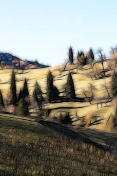 装饰画  自然风景