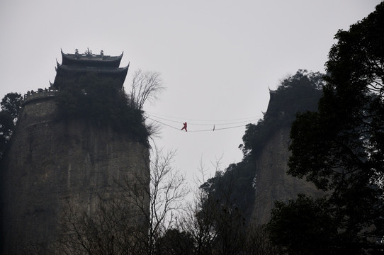 江油窦团山山顶