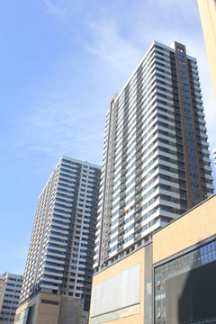 城市建筑 楼盘 高楼 楼群