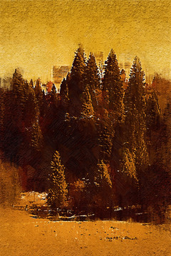装饰画  油画