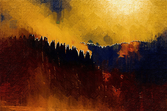 装饰画  油画