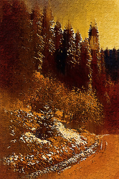 装饰画  油画