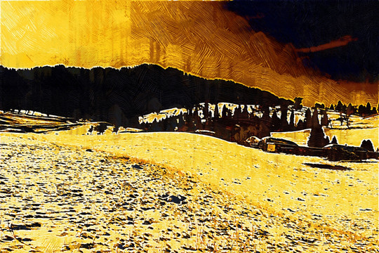 装饰画  风景