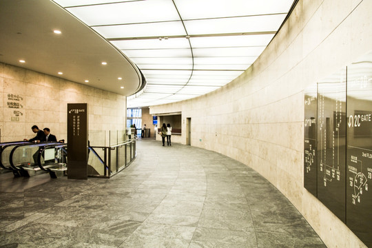 环球金融中心二层通道