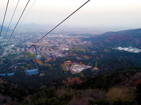 深秋的北京香山