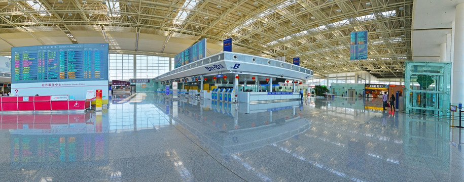 南昌昌北机场候机厅宽幅