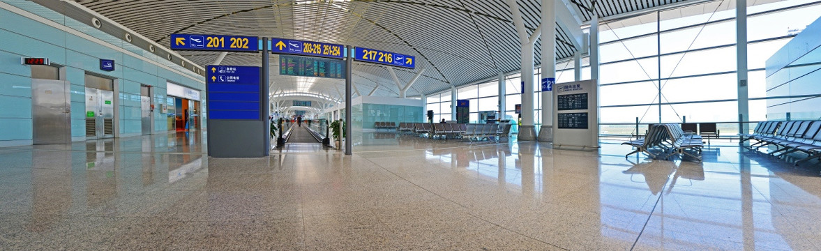 南昌昌北机场候机厅宽幅