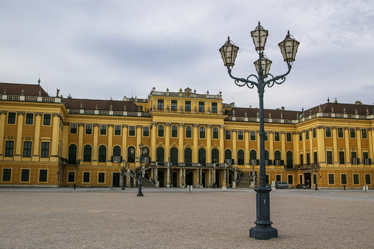 奥地利维也纳美泉宫景色